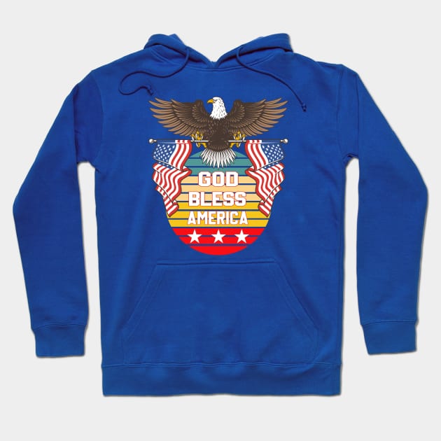 God Bless America Hoodie by Arrow